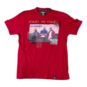 Cam'ron Paid In Full Shirt Men’s Medium Red Dipset Rap Tee Kryptic Music